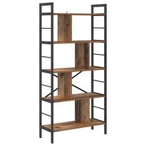 vidaXL &Eacute;tag&egrave;re 9 niveaux 75 x 30 x 156 cm Bois d'ing&eacute;nierie