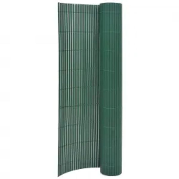 vidaXL Cl&ocirc;ture de jardin double face 110x500 cm Vert