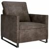 vidaXL Canap&eacute; simple Gris fonc&eacute; 70 x 81 x 82 cm