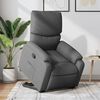 vidaXL Fauteuil inclinable Gris fonc&eacute; Tissu