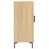 vidaXL Buffet ch&ecirc;ne sonoma 90x34x80 cm bois d'ing&eacute;nierie