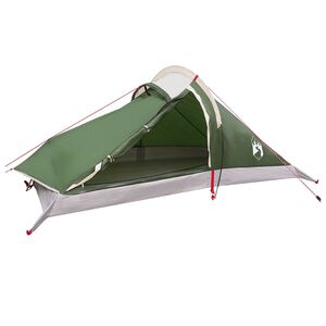 vidaXL Tente de randonn&eacute;e Vert 4 personnes
