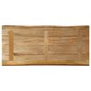 vidaXL Dessus de table bord vivant 100x40x2,5 cm bois de manguier brut