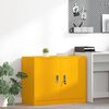 vidaXL Armoire de rangement Jaune moutarde 90 x 40 x 70 cm