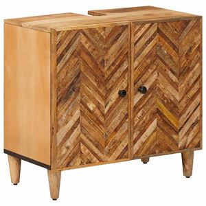 vidaXL Armoire d'&eacute;vier Marron 62 x 33 x 58 cm Bois de mangue massif