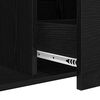 vidaXL Buffet Chêne noir 104 x 35 x 70 cm Bois d'ingénierie