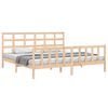 vidaXL Cadre de lit sans matelas 200x200 cm bois massif de pin