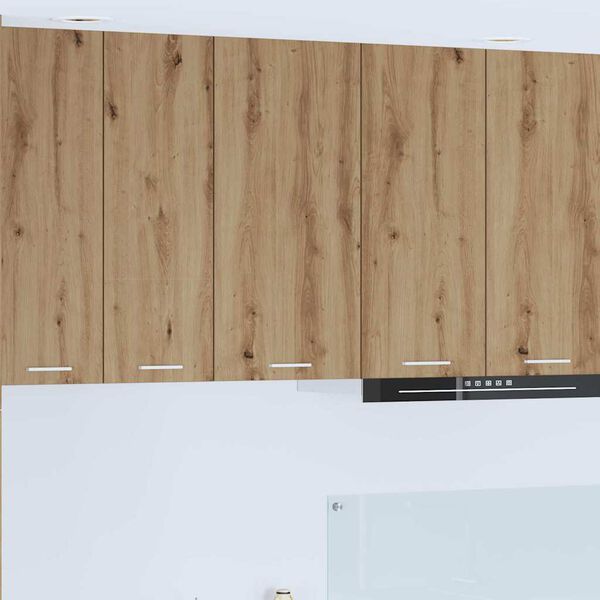 vidaXL Armoire suspendue Ch&ecirc;ne Artisan et Blanc 40 x 31 x 80 cm