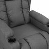vidaXL Fauteuil Gris clair Tissu