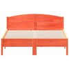 vidaXL Cadre de lit sans matelas cire marron 160x200cm bois pin massif