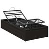 vidaXL Cadre de Lit &Eacute;lectrique R&eacute;glable Noir 200 x 100 x 33,5 cm Acier
