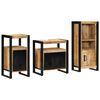 vidaXL Ensemble de mobilier de salle de bain avec &eacute;tag&egrave;re 3 pcs