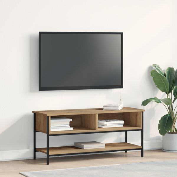 vidaXL Ensemble meuble TV Ch&ecirc;ne artisanal 100 x 35 x 45 cm