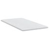 vidaXL Surmatelas Blanc 90 x 200 cm Tissu en Tricot