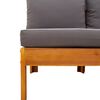vidaXL Salon de jardin avec coussins 8 pcs bois massif d'acacia