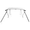 vidaXL Toit bimini &agrave; 4 arceaux parois en maille 243x(170-182)x137 cm