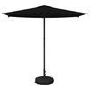 vidaXL Parasol de jardin avec base 270 x 270 cm Polyester