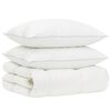 vidaXL Ensemble de couette 90 % en duvet d&rsquo;oie FULDA 3 pc 135 x 220 cm