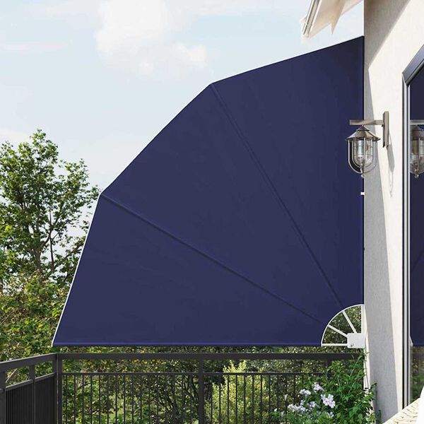 vidaXL Écran de confidentialité pour balcon Bleu marine 210 x 210 cm
