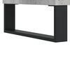 vidaXL Buffet Gris b&eacute;ton 34,5x34x90 cm Bois d'ing&eacute;nierie