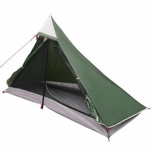vidaXL Tente de randonn&eacute;e Vert 222 x 85 x 125 cm