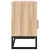 vidaXL Tables de chevet 2 pcs 40x30x55,5 cm bois ing&eacute;nierie et fer