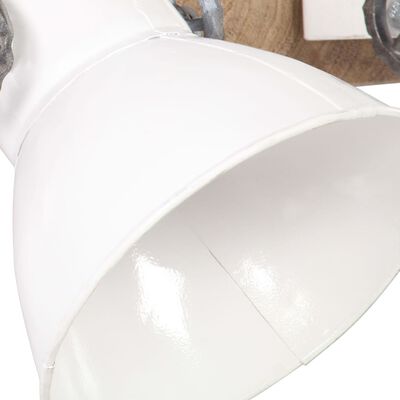 vidaXL Lampe murale industrielle Blanc 90x25 cm E27