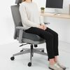 vidaXL Coussin d&rsquo;assise Uni Gris