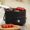 Mestic Barbecue au gaz portable MB-100 2500 W Noir