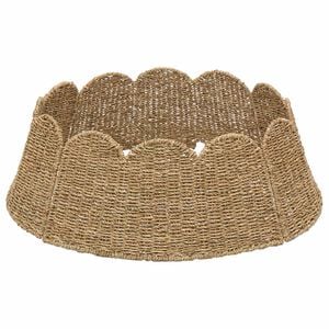 vidaXL Collier de sapin de No&euml;l Rond Naturel &Oslash; 75 x 25 cm