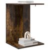 vidaXL Table d'appoint Ch&ecirc;ne fum&eacute; 45 x 40 x 62,5 cm Bois d'ing&eacute;nierie