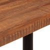 vidaXL Table &agrave; d&icirc;ner marron miel 120x60x76 cm bois de manguier massif