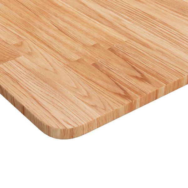 vidaXL Dessus de table carré Marron clair60x60x1,5cm Bois chêne traité