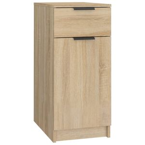 vidaXL Armoire de bureau Ch&ecirc;ne sonoma 33,5x50x75 cm Bois d'ing&eacute;nierie