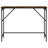 vidaXL Table console ch&ecirc;ne fum&eacute; 100x32x75 cm bois d'ing&eacute;nierie