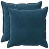 vidaXL Coussin avec oreiller HOUTEN 2 pc Bleu Fl&oslash;jl