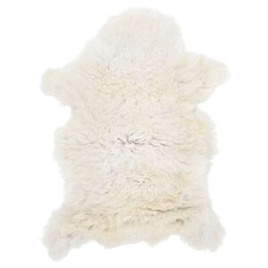 vidaXL Peau de mouton Cr&egrave;me (60-70)x(90-100) cm