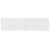 vidaXL Rideau en Dentelle Blanc 120 x 600 cm Polyester