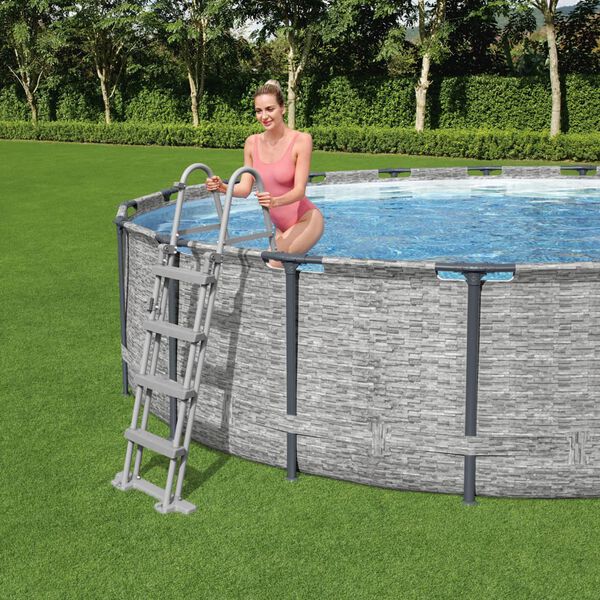 Bestway &Eacute;chelle de piscine &agrave; 4 marches Flowclear 122 cm