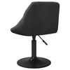vidaXL Tabouret de bar Noir Velours