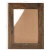 vidaXL Cadres photo 2 pcs 34x40cm Bois de récupération solide et verre
