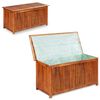 vidaXL Bo&icirc;te de rangement de jardin 150x50x58 cm bois d'acacia solide
