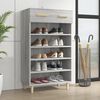 vidaXL Armoire &agrave; chaussures Sonoma gris 60x35x105 cm Bois d'ing&eacute;nierie