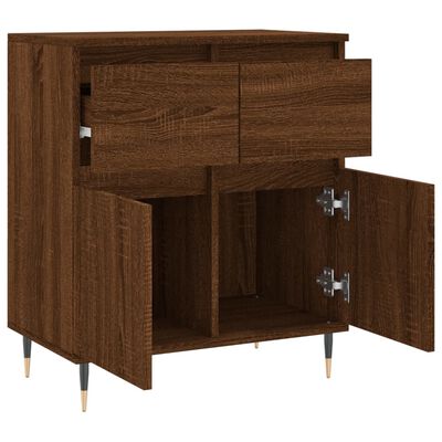 vidaXL Buffet Chêne marron 60x35x70 cm Bois d'ingénierie