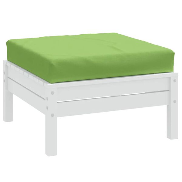 vidaXL Coussin de palette vert m&eacute;lang&eacute; 60x60x9,5 cm tissu