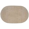 vidaXL Tapis de surface Blanc 205 x 305 cm Jute