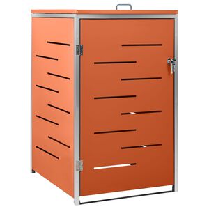 vidaXL Abri pour poubelle 69x77,5x115 cm Inox