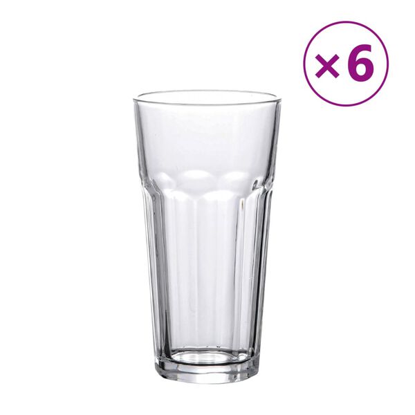 vidaXL Verres 6 pcs 475 ml