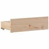 vidaXL Cadre de lit sans matelas avec t&ecirc;te de lit 90x200cm bois de pin
