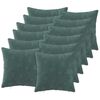 vidaXL Housse de coussin 12 pc HEERLEN Bleu marine 45 x 45 cm